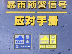 不同级别暴雨预警应对手册 防范次生灾害，确保安全出行